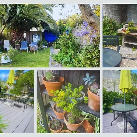 Cap Sur ,maisons Centre-ville Jardin Melange Art Fleurs Semesterbostad