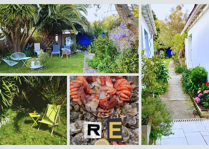 Semesterbostad Cap Sur ,maisons Centre-ville Jardin Melange Art Fleurs