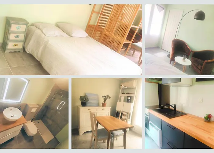 Cap Sur ,maisons Centre-ville Jardin Melange Art Fleurs Semesterbostad